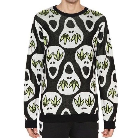 Jeremy Scott x Adidas Other - Adidas Jeremy Scott Skull Sweater XS